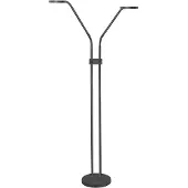 Highlight Lampe de lecture LED à deux lampes Malaga Noir