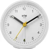 Braun Horloge murale et de table - - BC12W-67048 - Quartz - Blanc - Triangulaire