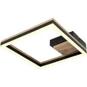Globo Lighting Plafonnier métal noir mat, LED