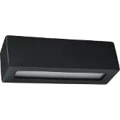 Sollux Applique céramique VEGA noir 1xE27 15W céramique/verre 9.5x9.5x32.5cm