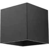 Licht-Erlebnisse Applique Aluminium Noir G9 1 Quad