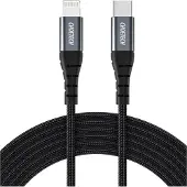 Choetech Câble Ip0039 Usb-C / Lightning Mfi 480Mb/S 3A 1.2M - Czarny