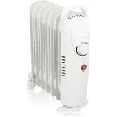 Sonstiges Alpina chauffage électrique 850W radiateur à mazout chauffage blanc 7 ailettes