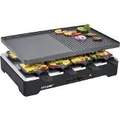 Cloer Raclettegrill 6446 8 Pfännchen 1200Watt 300616 4004631015019