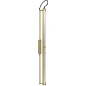 ITALUX Applique LED LEVINGTON laiton-doré-blanc 15 W, blanc chaud, 1 200 lm, métal, dim. : 81 x 5,5 x 7 cm, IP20,