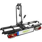 Eufab Porte-vélos : Porte-vélos d'attelage 'Poker-F' rabattable, pour 2 roues