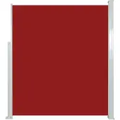 Syfax Auvent latéral rétractable 160 x 500 cm Rouge