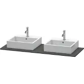 Duravit Console XSquare, 2 découpes, 1400x16x550mm, XS063GB4949