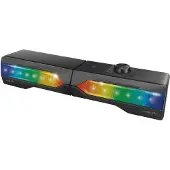 Logilink SP0059 Barre de son mobile avec lumière de fête, noir