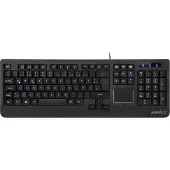 Perixx PERIBOARD-513 II US, Clavier USB, touchpad, noir