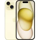 Apple iPhone 15 , 15.5 cm (6.1"), 2556 x 1179 px, 512 Go, 48 MP, iOS 17, Jaune