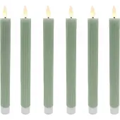 Relaxdays 6 bougies LED en cire (6x)