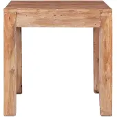 vidaXL Table basse 53x50x50 cm Vieux bois massif