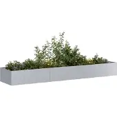 Prolenta Maison Exclusive - Jardinière 360x80x40 cm en acier galvanisé