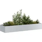 Prolenta Maison Exclusive - Bac à plantes 280x80x40 cm Acier galvanisé