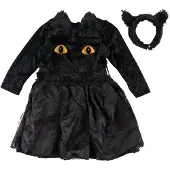Den Goda Fen Catwoman Child Costume Noir 4-6 Years Enfants