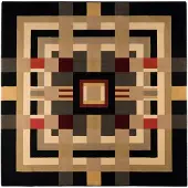 Bold Monkey Carpet Urban Maze 160x160 (160 x 160 cm)