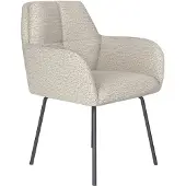 Housecraft living Chair Pete Off-White 4 Metal Legs