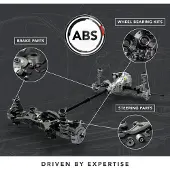 ABS Barre d'accouplement axiale MM14X1,5 RHT & MM16X1,5 RHT 221 mm . pour FORD