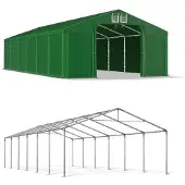 Das Company Entrepôt d'été Tente 6x12 Vert SUMMER MSD