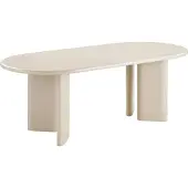 Zesso House Collection Table de salle à manger 220 cm Nanon Sand