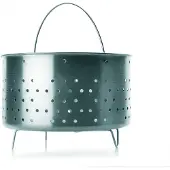 Ibili Panier de cuisson vapeur -Varios, acier inoxydable 18/10, 21 x 11 cm, argent