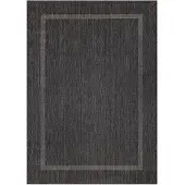 Ayyildiz Hali Ayyildiz | Tapis d'extérieur Relax - 200 cm x 290 cm - Noir - Élégant et Résistant - Idéal Terrasse