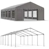 Das Company Tente d'été 5x10 Gris SUMMER IPE