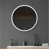 MOB-IN Miroir LED rond avec cadre rétroéclairé ORAYA