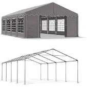 Das Company Tente d'été 4x8 Gris SUMMER IPE