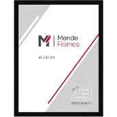 MendeFrames H080, cadre en bois noir, dimensions 10x30 cm