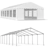 Das Company Tente d'été 6x12 Blanc SUMMER IPE