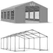 Das Company 5x8 Parti Gris Tente WINTER ISD
