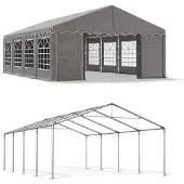 Das Company Tente d'été 6x8 Gris SUMMER IPE