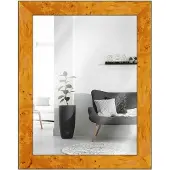MendeFrames Miroir mural H14E, bois de racine clair, 20x28 cm