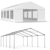 Das Company Tente d'été 4x8 Blanc SUMMER IPE