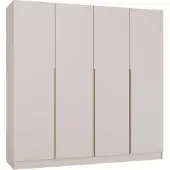 3Xeliving Armoire, couleur cachemire/beige, dimensions : 200 x 56,5 cm