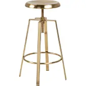 Zesso Magnifique tabouret de bar Ugo Gold