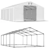 Das Company Été Magazine Tente 5x8 Blanc SUMMER PLUS MSD