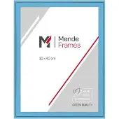 MendeFrames Cadre en bois H120 Bleu clair 40x40 cm