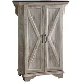 MASSIVMOEBEL24.DE MASSIVMOEBEL24 | Armoire 90x45 Manguier ciré Blanc antique CASTLE-ANTIK #267