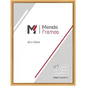 MendeFrames Structure en bois massif, verre de musée, 30x60 cm, liège, cadre H011