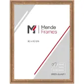 MendeFrames H025 Miroir mural en bois 50x65 cm Chêne