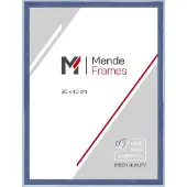 MendeFrames cadre photo en bois bleu 10x30 cm verre musée H080-004-010-030M-00