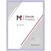 MendeFrames Cadre photo en bois violet, modèle H080-052-030-040K-00, dimensions 30x40 cm
