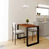 AKKE Locarno LOFT Table avec pieds noirs LxlxH : 90x40x75 cm