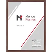 MendeFrames Cadre en bois, noyer, avec verre décoratif, 30x90 cm, marque , modèle H007