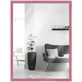 MendeFrames H080 Miroir mural en bois rouge 13x18 cm