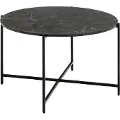 Zesso Smuk Table basse Ø 70 cm Mare Marbre Noir