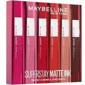 Maybelline Superstay Matte Ink Set Of 6 Matte Lip Inks